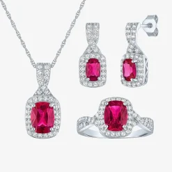 Gemstone Sterling Silver 3-pc. Jewelry Set