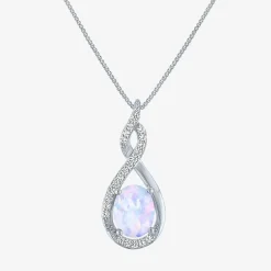 Gemstone Sterling Silver 2-pc. Oval Jewelry Set