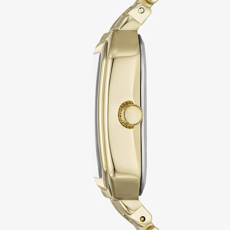 Geneva Womens Gold Tone Bracelet Watch Fmdjm289