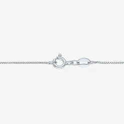 (G-H / I1-I2) Womens 1/5 CT. Lab Grown White Diamond Sterling Silver Round 18 Inch Pendant Necklace