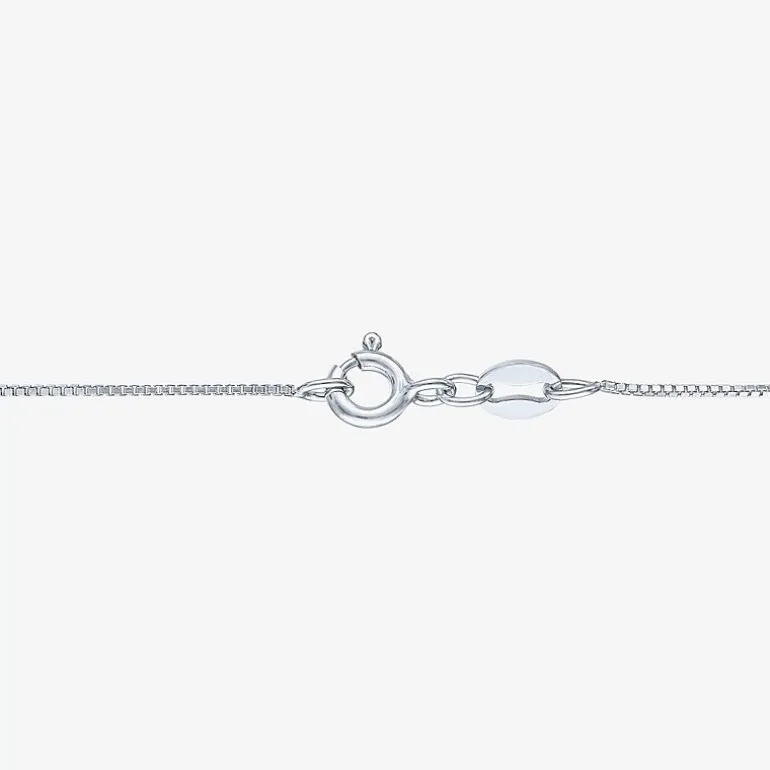 (G-H / I1-I2) Womens 1/5 CT. Lab Grown White Diamond Sterling Silver Round 18 Inch Pendant Necklace