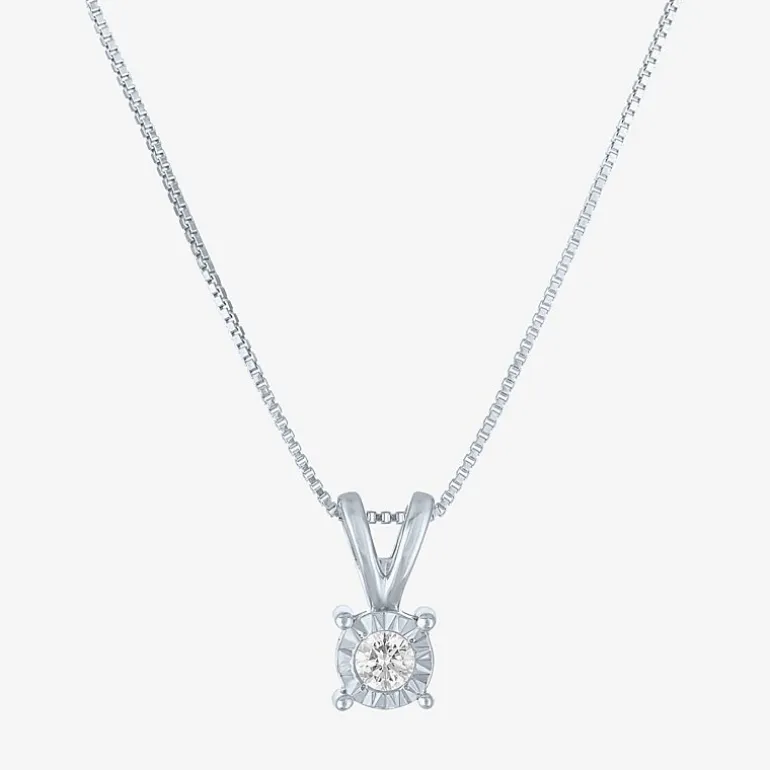 (G-H / I1-I2) Womens 1/3 CT. T.W. Lab-Grown Diamond Sterling Silver Round 2-pc. Jewelry Set