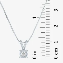 (G-H / I1-I2) Womens 1/3 CT. T.W. Lab-Grown Diamond Sterling Silver Round 2-pc. Jewelry Set