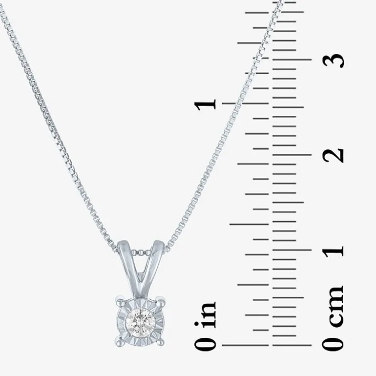 (G-H / I1-I2) Womens 1/3 CT. T.W. Lab-Grown Diamond Sterling Silver Round 2-pc. Jewelry Set