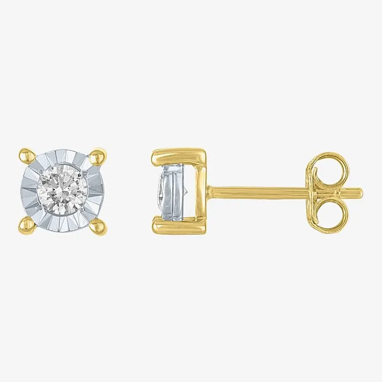 (G-H / I1-I2) Womens 1/3 CT. T.W. Lab-Grown Diamond Sterling Silver Round 2-pc. Jewelry Set