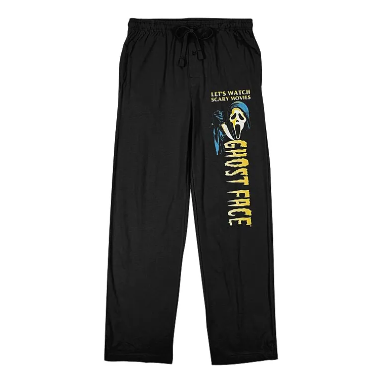 Ghostface Mens Fleece 1 Pair Pajama Pants