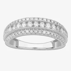 (G-H / VS2-SI1) 3/4 CT. T.W. Lab Grown Diamond 10K Gold Anniversary Band
