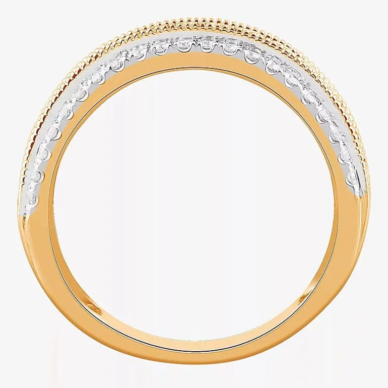 (G-H / VS2-SI1) 3/4 CT. T.W. Lab Grown Diamond 10K Gold Anniversary Band