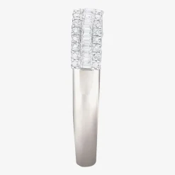 (G-H / Vs2-Si1) Womens 1/2 CT. T.W. Lab Grown White Diamond 10K Gold Anniversary Band
