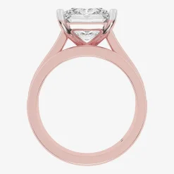 (G-H / Vs2-Si1) Womens 4 CT. T.W. Lab Grown White Diamond 14K Gold Side Stone Bridal Set