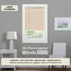 GII Cordless Morning Star Vinyl Mini Blinds