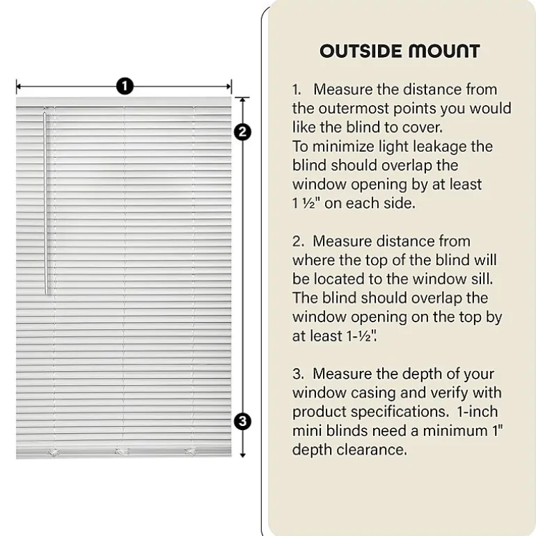 GII Cordless Morning Star Vinyl Mini Blinds