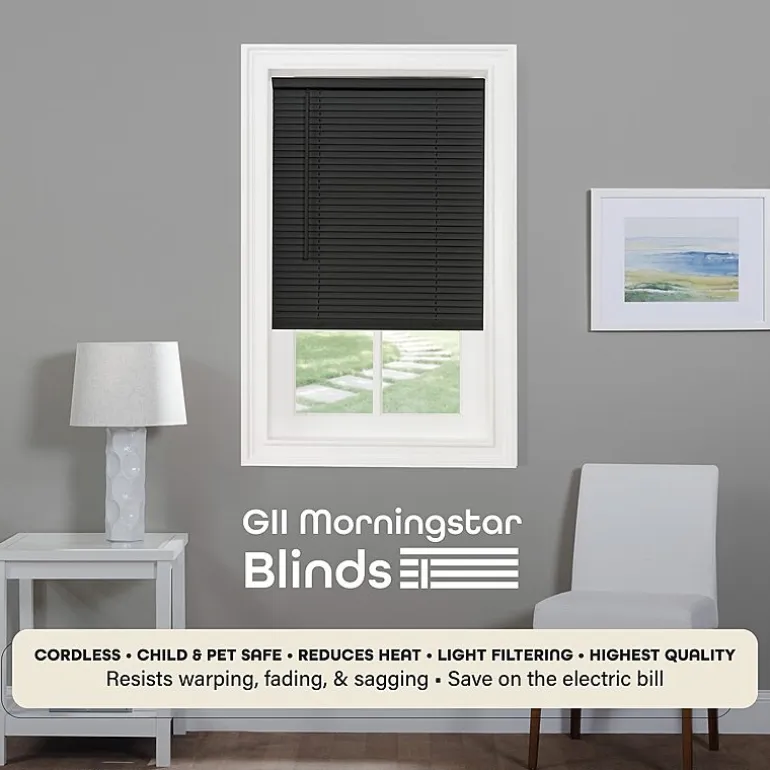 GII Cordless Morning Star Vinyl Mini Blinds