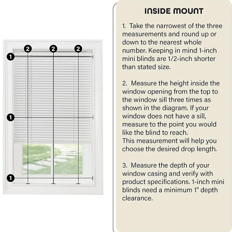 GII Cordless Morning Star Vinyl Mini Blinds