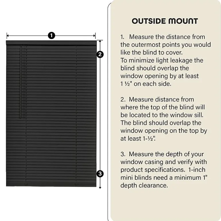 GII Cordless Morning Star Vinyl Mini Blinds