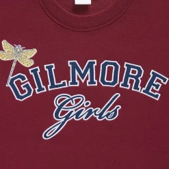 Gilmore Girls Crew Fleece Womens Juniors Crew Neck Long Sleeve Sweatshirt