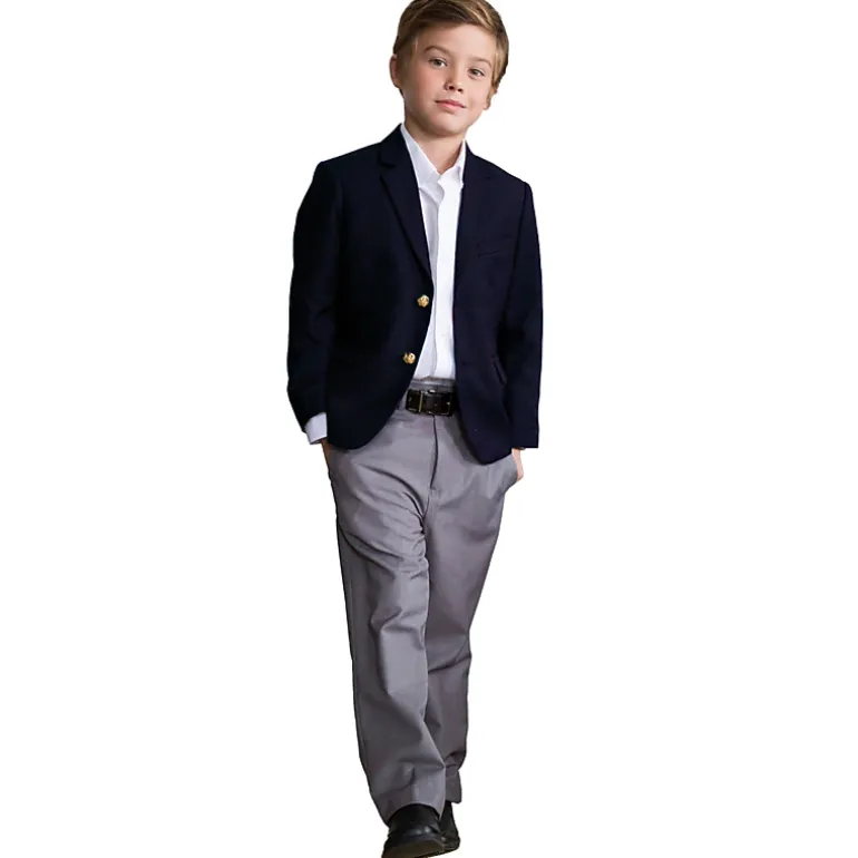Gioberti Boy's Suit Jacket Navy Blazer and Dress Pants