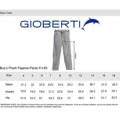Gioberti Boy's Super Soft Plush Pants