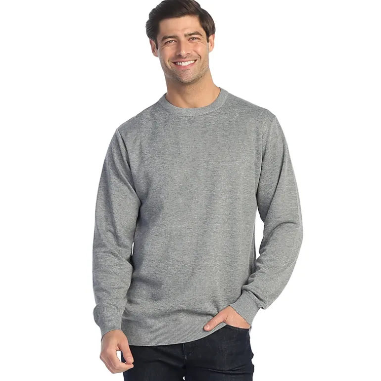 Gioberti Men's Jacquard Crew Neck Pullover Sweater