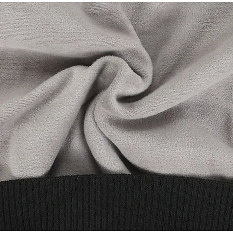 Gioberti Men's Knitted Pullover Hoodie Sweater With Soft Velvet Underlining