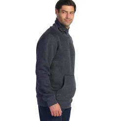 Gioberti Men's Knitted Turtleneck Collar Pullover Sweater with Soft Brushed Flannel Lining