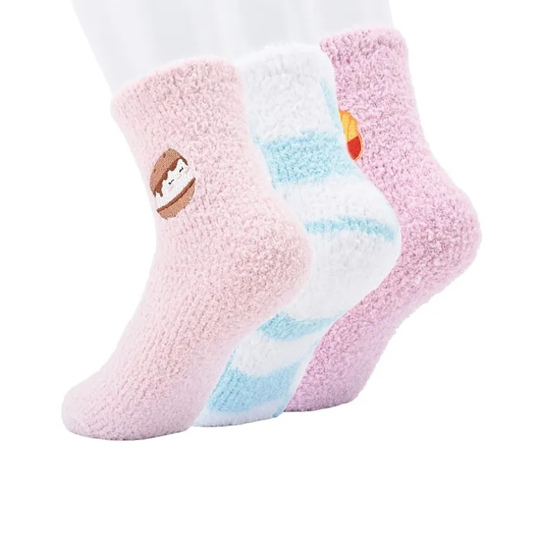 Girls 3 Pair Squishmallows Crew Socks