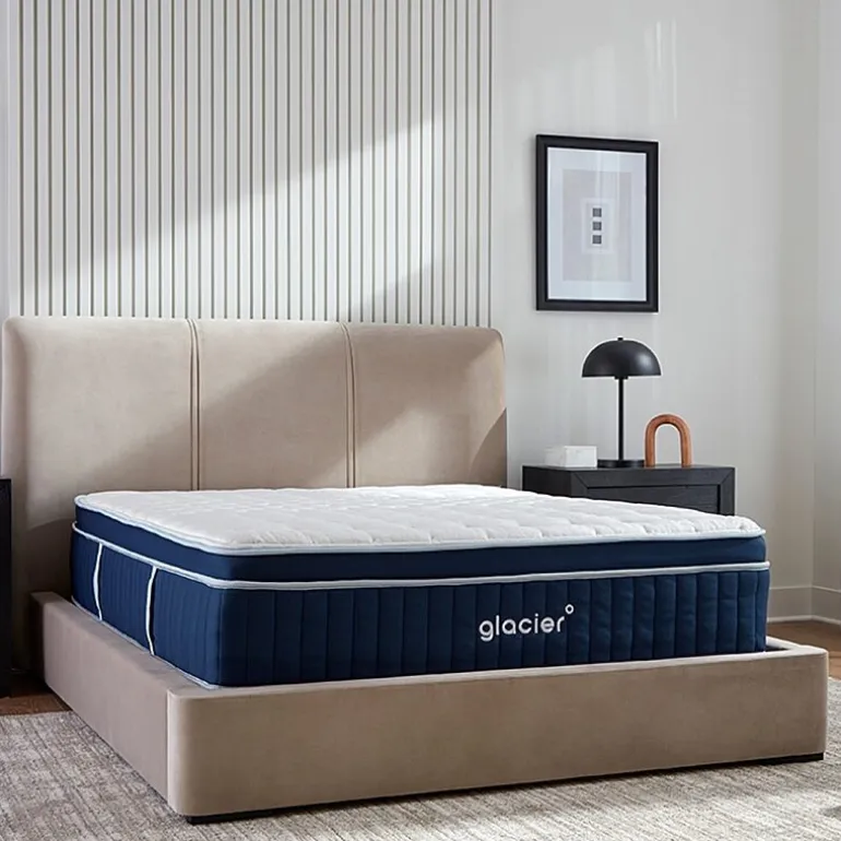 Glacier Apex Hybrid 14" Medium Plush Euro Top - Mattress in a Box