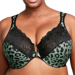 Glamorise Elegance Wonderwire® Front-Close Full Coverage Underwire Unlined Full Coverage Bra 1245