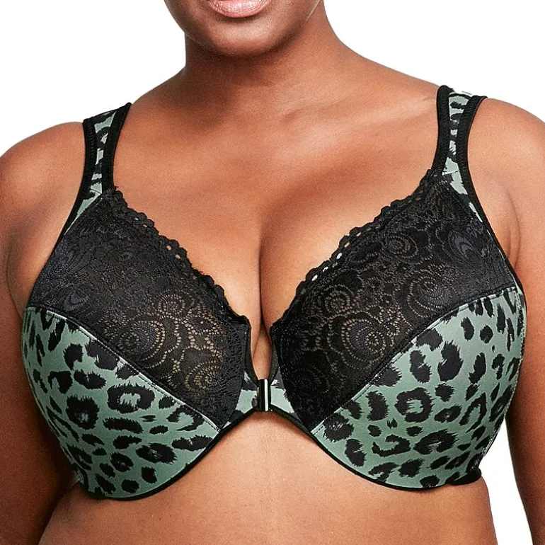 Glamorise Elegance Wonderwire® Front-Close Full Coverage Underwire Unlined Full Coverage Bra 1245