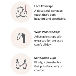 Glamorise Full Coverage Wireless Full Coverage Bra 1001
