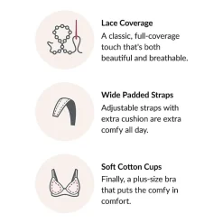 Glamorise Full Coverage Wireless Full Coverage Bra 1001