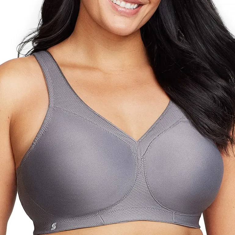 Glamorise Magic Lift® Ultimate Womens Seamless High Support Full Coverage Sports T-Shirt Sports Bra 1006