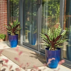 Glitzhome Set Of 2 16.75'' Plastic Pot Planters