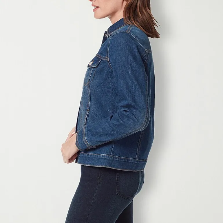 Gloria Vanderbilt® Amanda Womens Denim Jacket