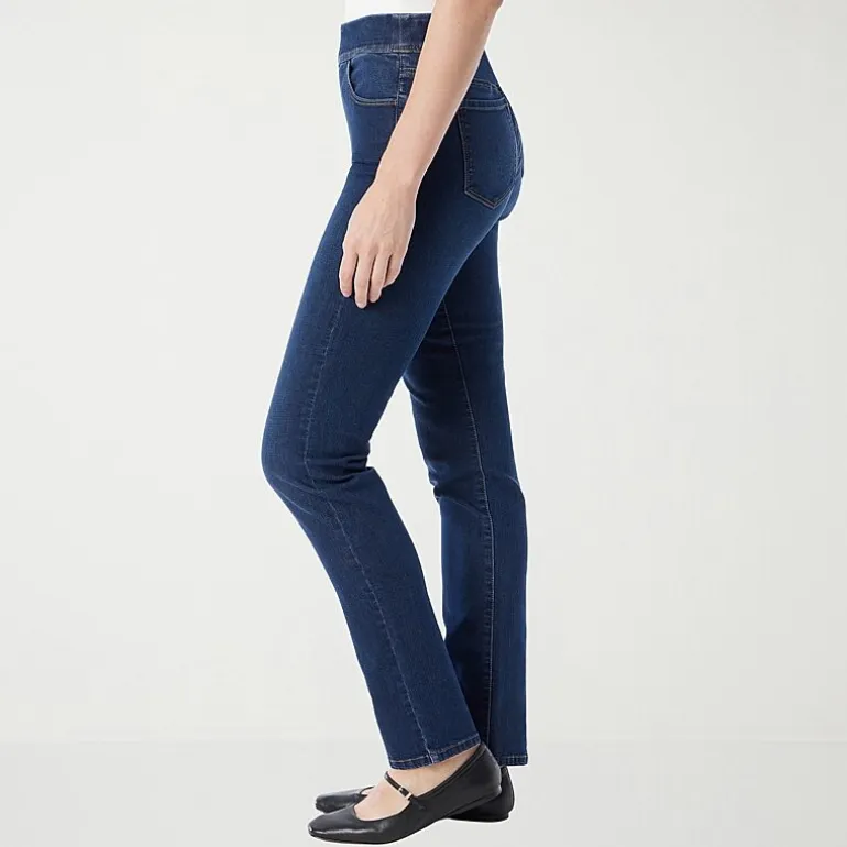 Gloria Vanderbilt Amanda Womens High Rise Stretch Fabric Slim Fit Jean