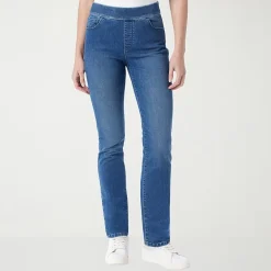 Gloria Vanderbilt Amanda Womens High Rise Stretch Fabric Slim Fit Jean
