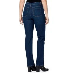Gloria Vanderbilt Amanda Womens High Rise Stretch Fabric Tapered Leg Jean