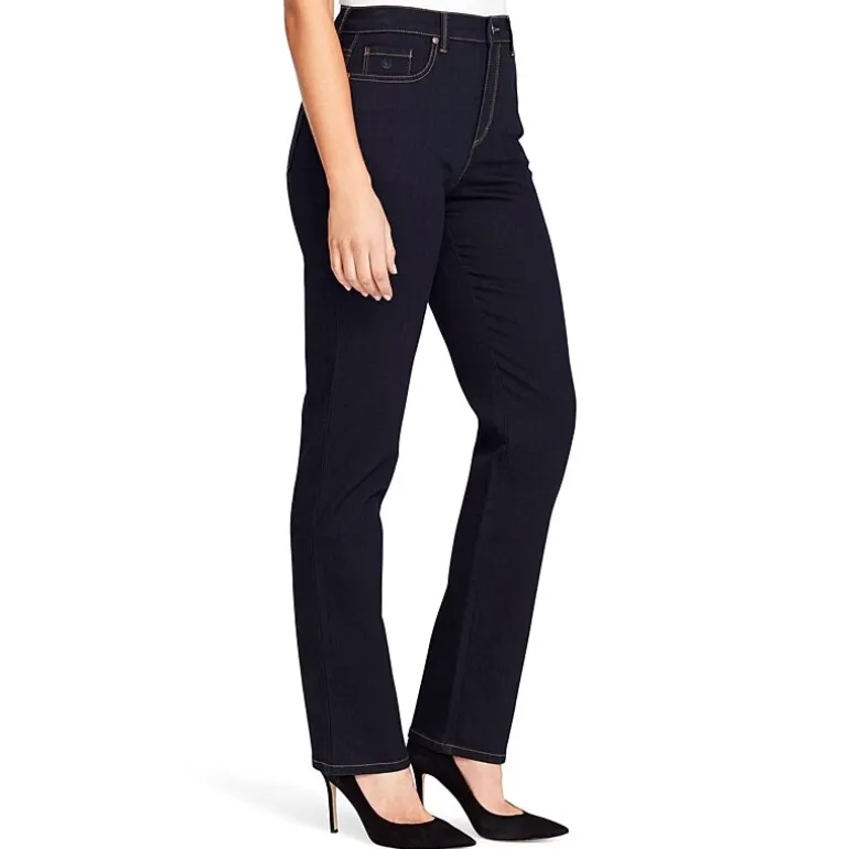 Gloria Vanderbilt Amanda Womens High Rise Stretch Fabric Tapered Leg Jean