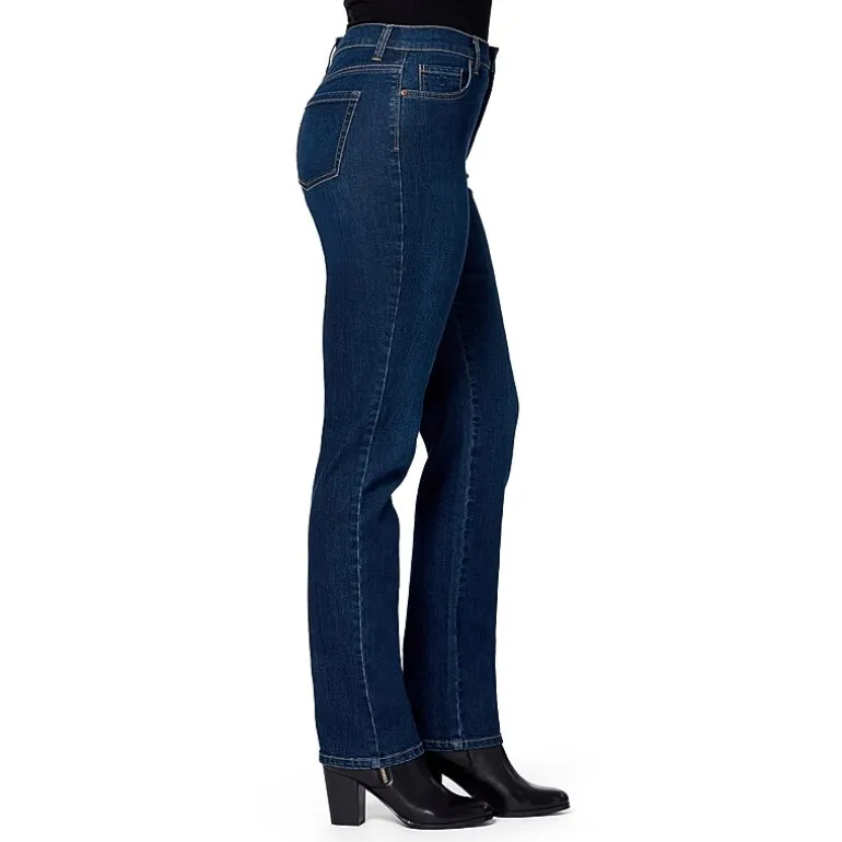 Gloria Vanderbilt Amanda Womens High Rise Stretch Fabric Tapered Leg Jean