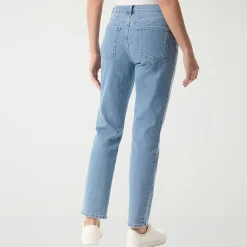 Gloria Vanderbilt Amanda Womens High Rise Stretch Fabric Tapered Leg Jean