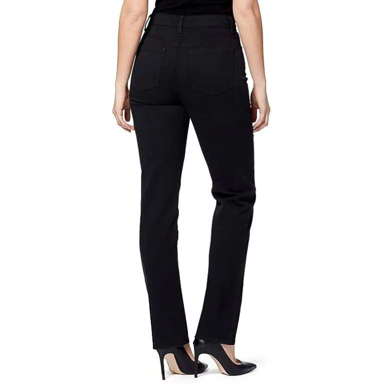 Gloria Vanderbilt Amanda Womens High Rise Stretch Fabric Tapered Leg Jean