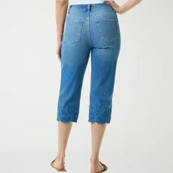 Gloria Vanderbilt Amanda Womens High Rise Stretch Fabric Capri Jean