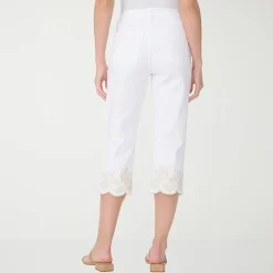 Gloria Vanderbilt Amanda Womens High Rise Stretch Fabric Capri Jean