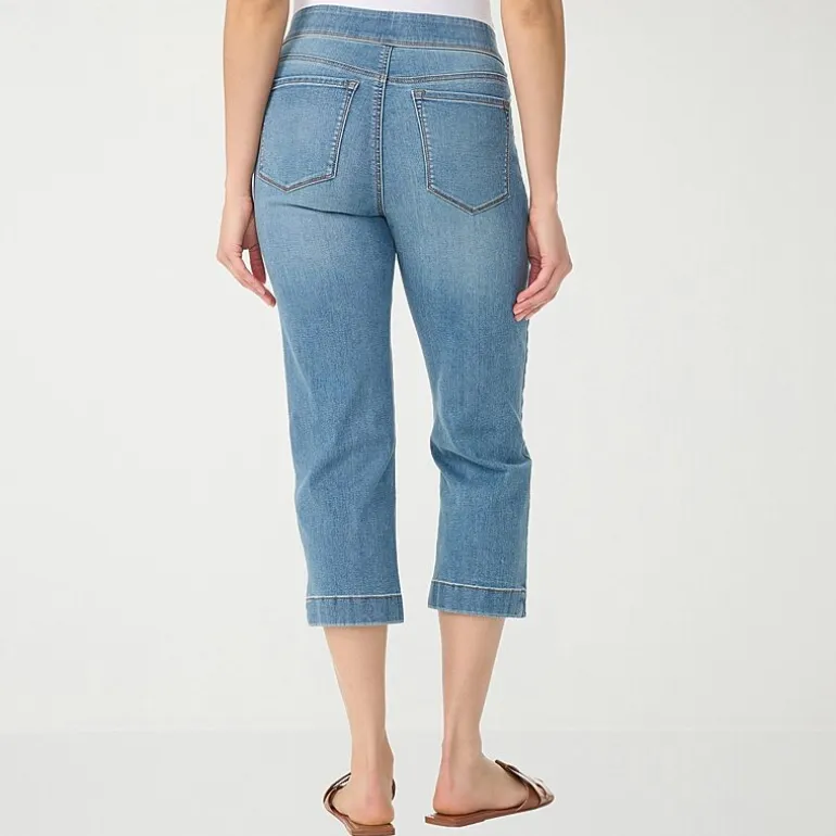 Gloria Vanderbilt Amanda Womens Capri Jean