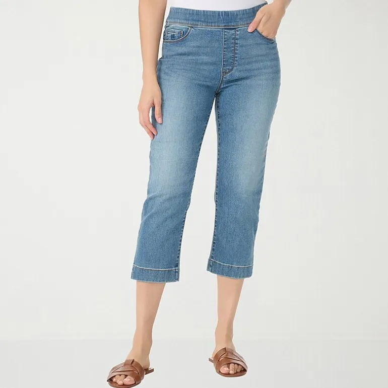 Gloria Vanderbilt Amanda Womens Capri Jean