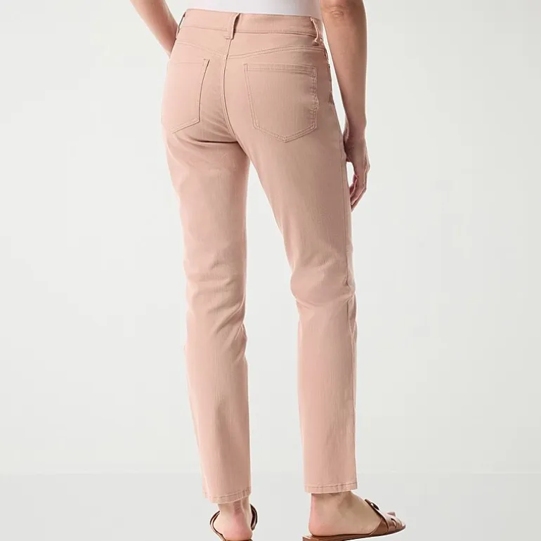 Gloria Vanderbilt Amanda Womens High Rise Stretch Fabric Tapered Leg Jean