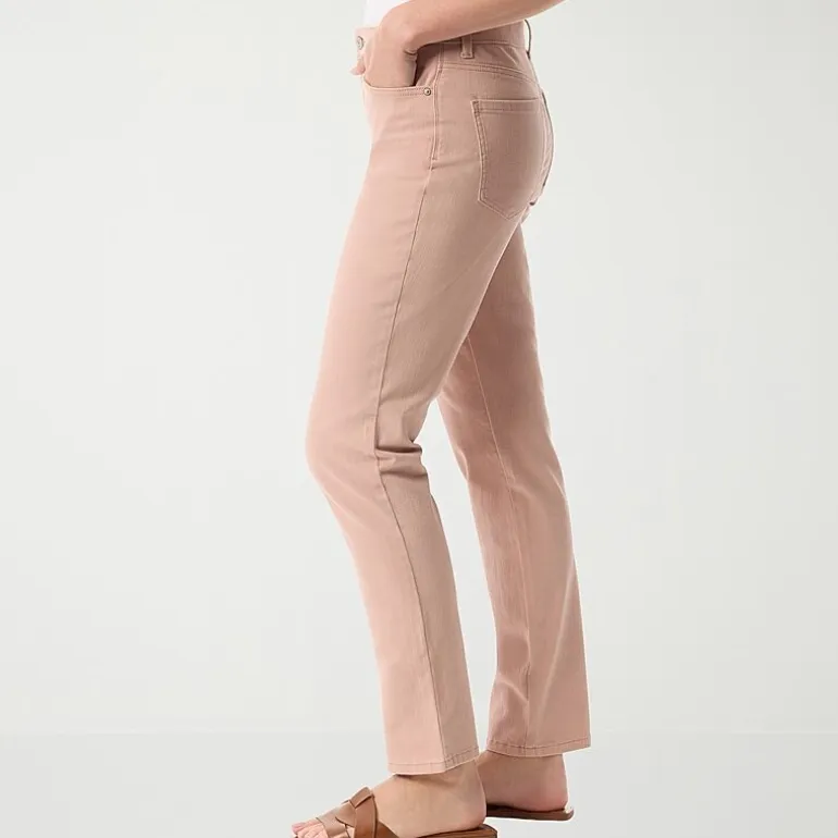 Gloria Vanderbilt Amanda Womens High Rise Stretch Fabric Tapered Leg Jean