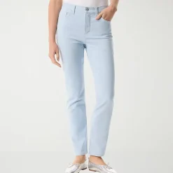 Gloria Vanderbilt Amanda Womens High Rise Stretch Fabric Tapered Leg Jean
