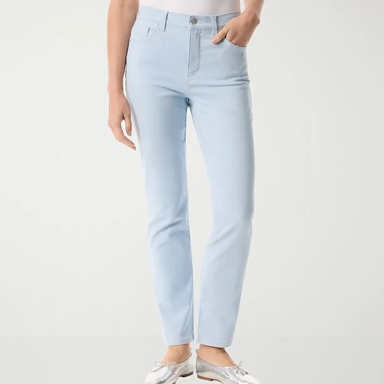 Gloria Vanderbilt Amanda Womens High Rise Stretch Fabric Tapered Leg Jean