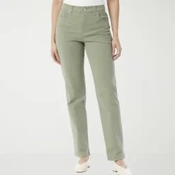 Gloria Vanderbilt Amanda Womens High Rise Stretch Fabric Tapered Leg Jean